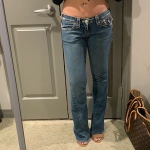 💯 authentic True religion vintage worn jeans